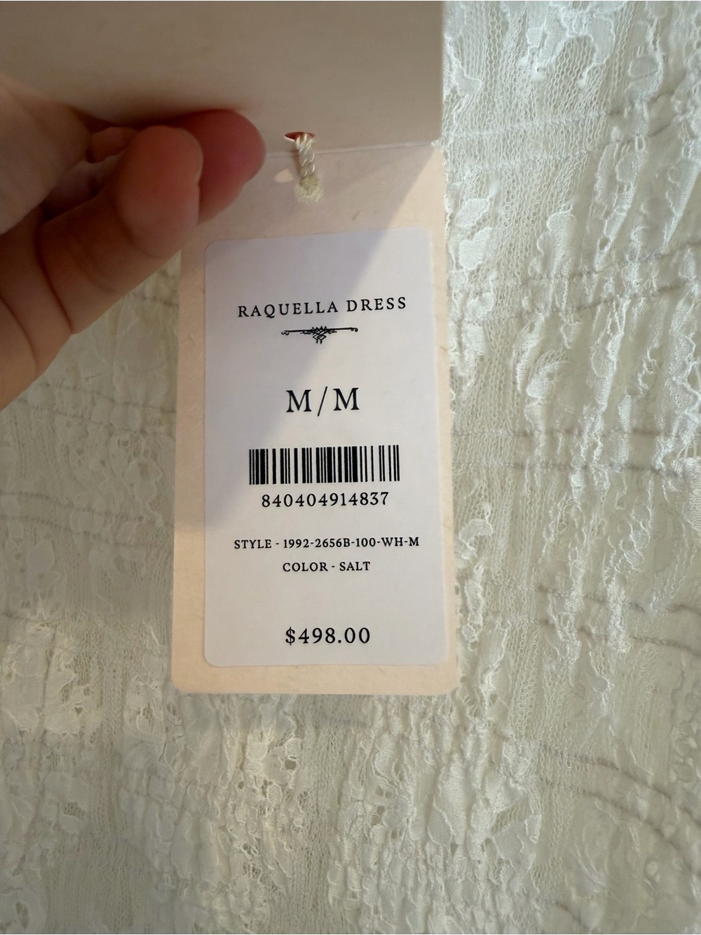 NWT Doen RAQUELLA DRESS -- SALT LACE - Picture 4 of 8